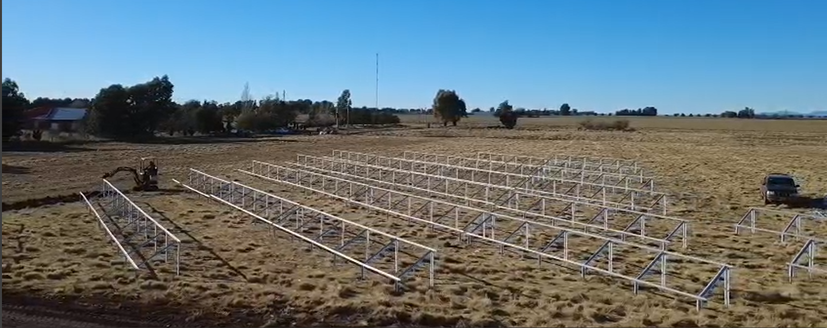 Coop. Eléctrica Espartillar, 600 kWp · en ejecución, 2025 · Espartillar, Bs. As.
